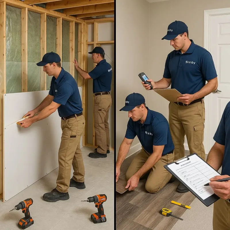 Repairs and Reconstruction process in Golden Triangle, NJ